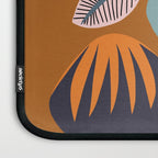 Big happy retro blooms rust Laptop Sleeve Gallery Image 3