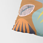 Big happy retro blooms rust Pillow Sham Gallery Image 4