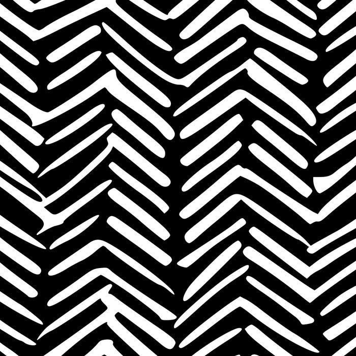 Boho, Herringbone, Geometric Art, Black and White Coffee Mug Gallery Image 2