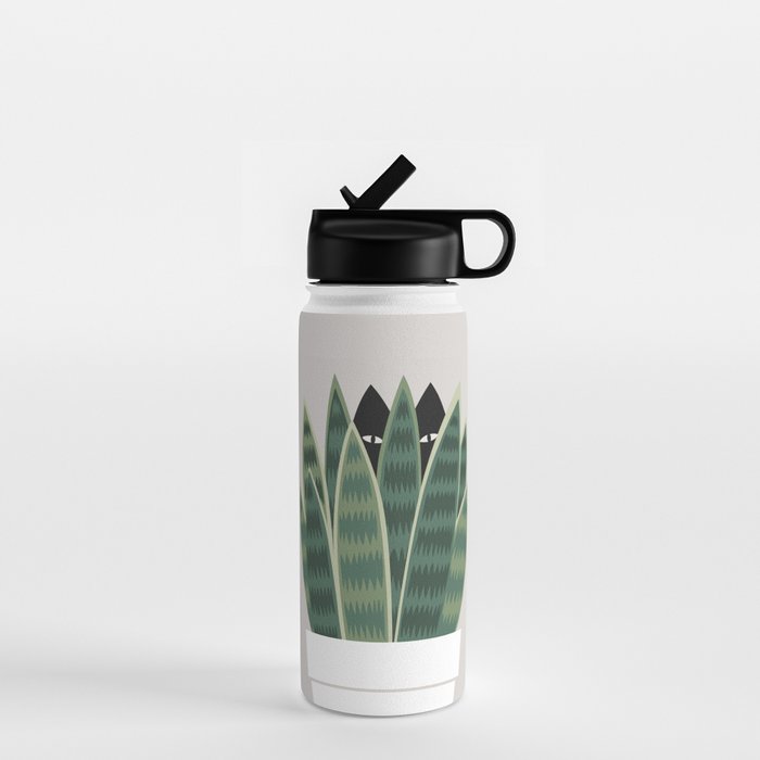 Cat and Plant 22: Sneak Plant Water Bottle Gallery Image 1