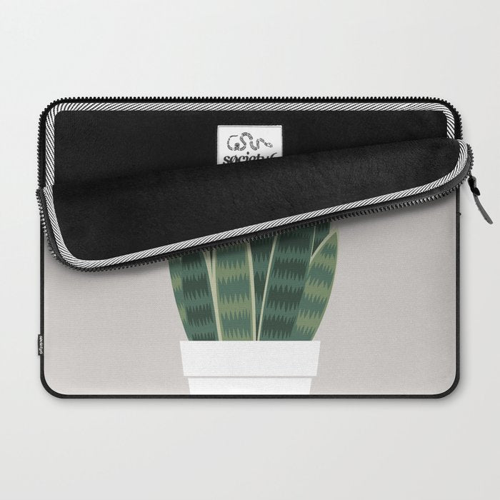 Cat and Plant 22: Sneak Plant Laptop Sleeve Gallery Image 2