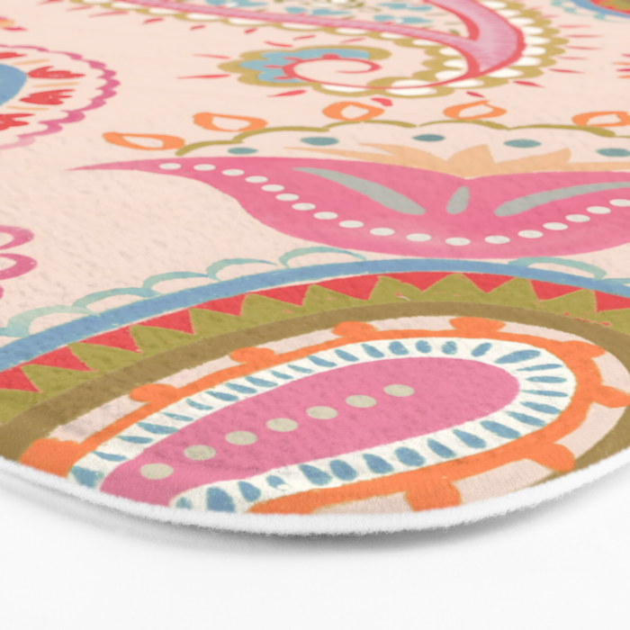Eclectic Paisley Charm Bath Mat Gallery Image 3