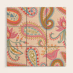 Eclectic Paisley Charm Wood Wall Art Gallery Image 1