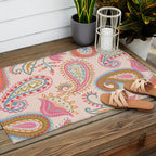 Eclectic Paisley Charm Outdoor Rug Gallery Image 2