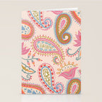 Eclectic Paisley Charm Stationery Card Gallery Image 2