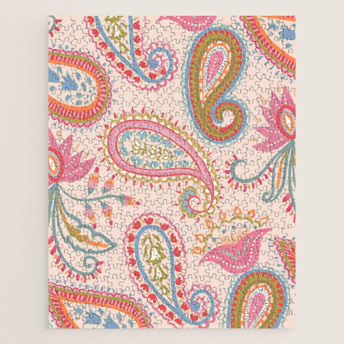 Eclectic Paisley Charm Jigsaw Puzzle Gallery Image 1
