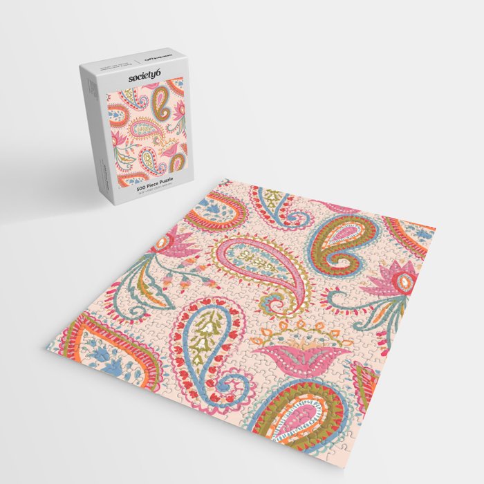 Eclectic Paisley Charm Jigsaw Puzzle Gallery Image 2