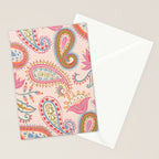 Eclectic Paisley Charm Stationery Card Gallery Image 2