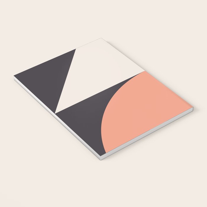 mid century bauhaus geometry square 1 Notebook Gallery Image 3