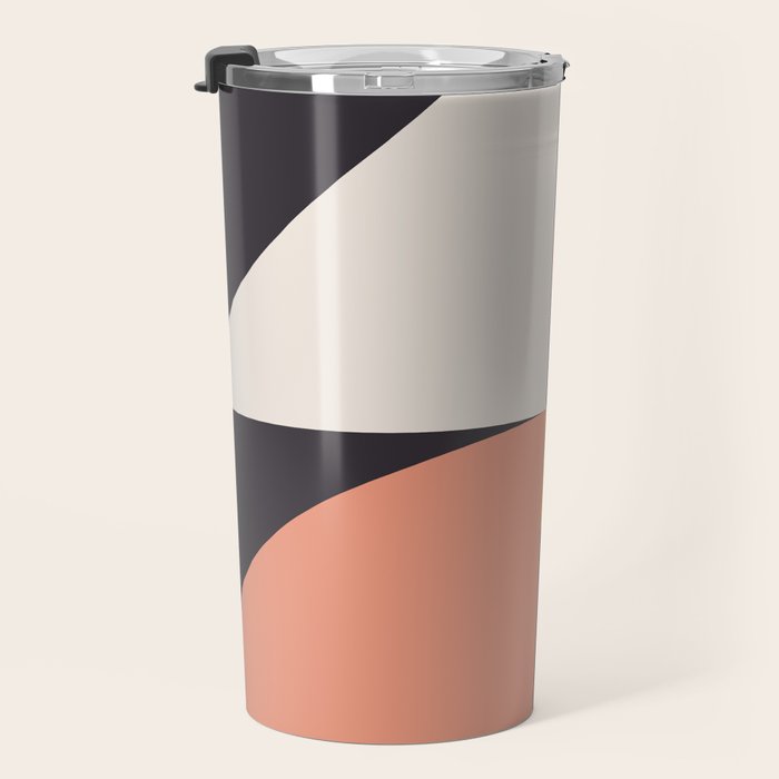 mid century bauhaus geometry square 1 Travel Mug Gallery Image 3