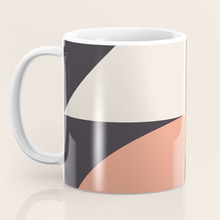 mid century bauhaus geometry square 1 Coffee Mug Gallery Image 3