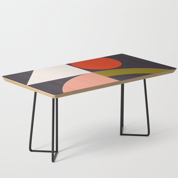 mid century bauhaus geometry square 1 Coffee Table Gallery Image 1