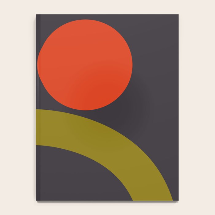 mid century bauhaus geometry square 1 Notebook Gallery Image 4
