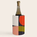 mid century bauhaus geometry square 1 Wine Chiller Gallery Image 1