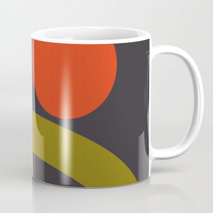 mid century bauhaus geometry square 1 Coffee Mug Gallery Image 1