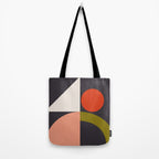 mid century bauhaus geometry square 1 Tote Bag Gallery Image 2