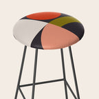 mid century bauhaus geometry square 1 Stool Gallery Image 2