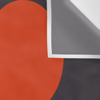 mid century bauhaus geometry square 1 Wall Tapestry Gallery Image 3