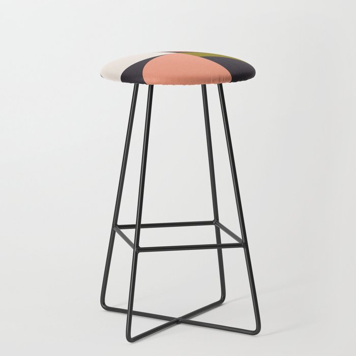 mid century bauhaus geometry square 1 Stool Gallery Image 1