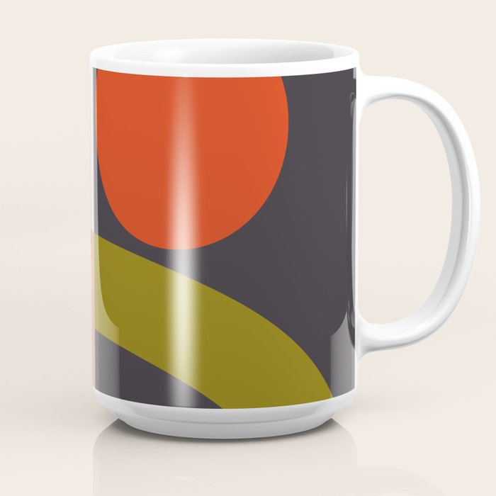 mid century bauhaus geometry square 1 Coffee Mug Gallery Image 2