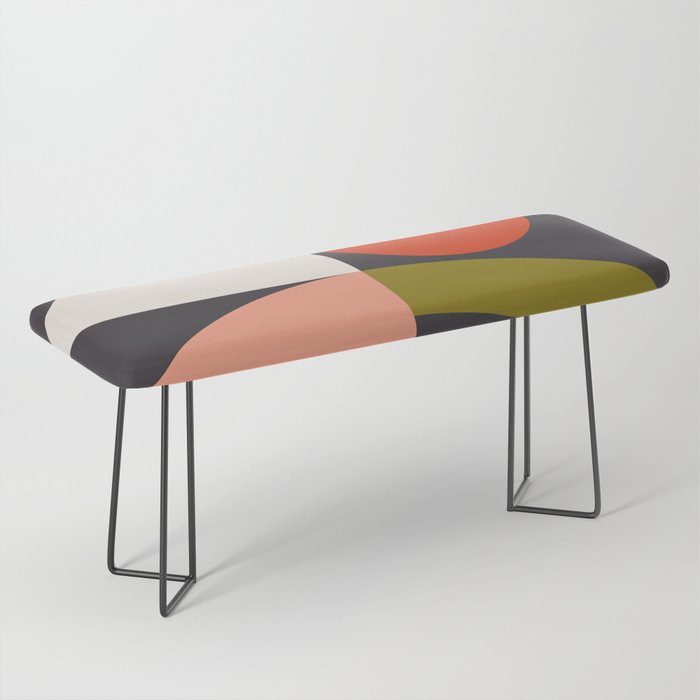 mid century bauhaus geometry square 1 Bench Gallery Image 1
