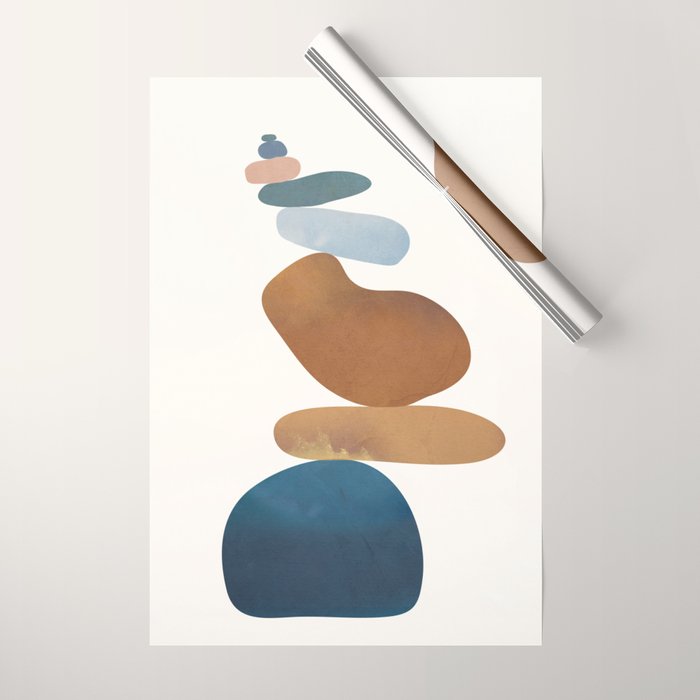 Balancing Stones 30 Wrapping Paper Gallery Image 1