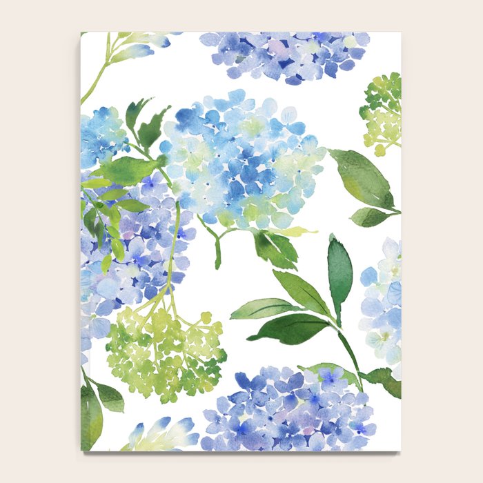 Blue Hydrangea Flowers Notebook Gallery Image 4