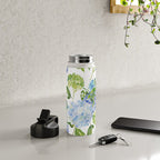 Blue Hydrangea Flowers Water Bottle Gallery Image 4