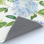 Blue Hydrangea Flowers Rug Gallery Image 4