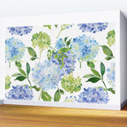 Blue Hydrangea Flowers Wall Mural Gallery Image 2