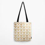 Gold swirls damask #4 Tote Bag Gallery Image 2