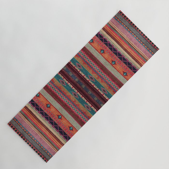 Oriental Traditional Rug Artwork Design C13 Yoga Mat Gallery Image 1