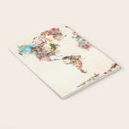 world map watercolor deux Notebook Gallery Image 3