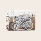 Beaufort South Carolina Vintage Beach Bicycles Photography Bath Mat Gallery Image 1