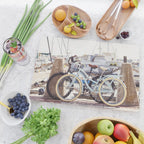 Beaufort South Carolina Vintage Beach Bicycles Photography Cutting Board Gallery Image 2