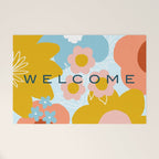 Bohemian bloom Welcome Mat Gallery Image 1