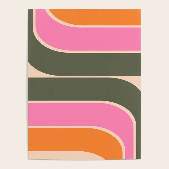Retro Curve Poster Gallery Image 4