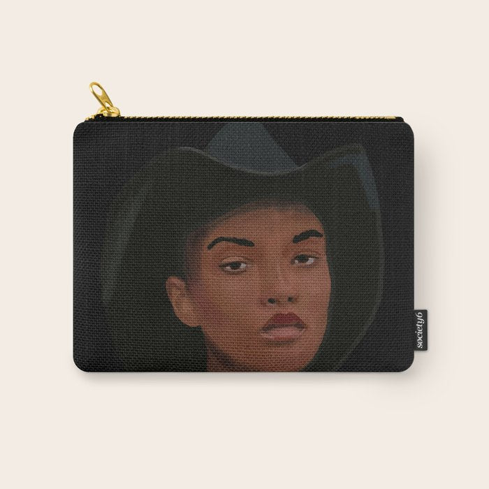 Girl Portrait 21 Carry All Pouch Gallery Image 1
