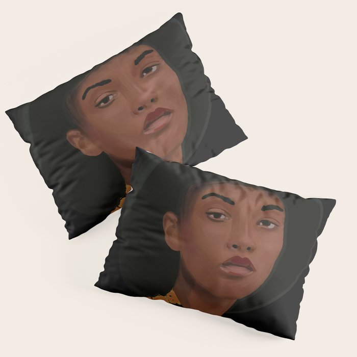 Girl Portrait 21 Pillow Sham Gallery Image 1
