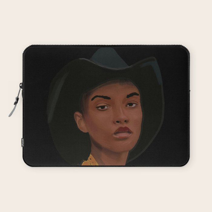 Girl Portrait 21 Laptop Sleeve Gallery Image 1