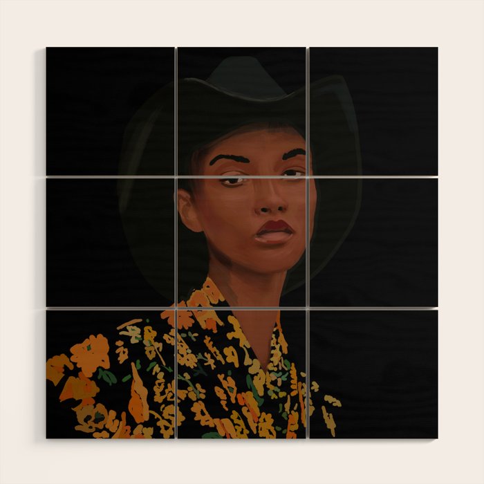Girl Portrait 21 Wood Wall Art Gallery Image 1