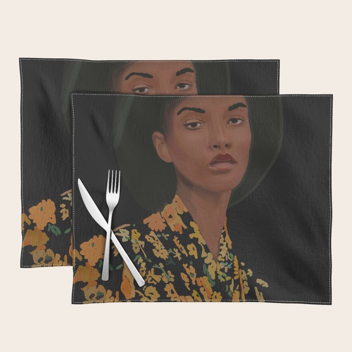 Girl Portrait 21 Placemat Gallery Image 1