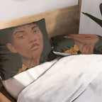 Girl Portrait 21 Pillow Sham Gallery Image 2