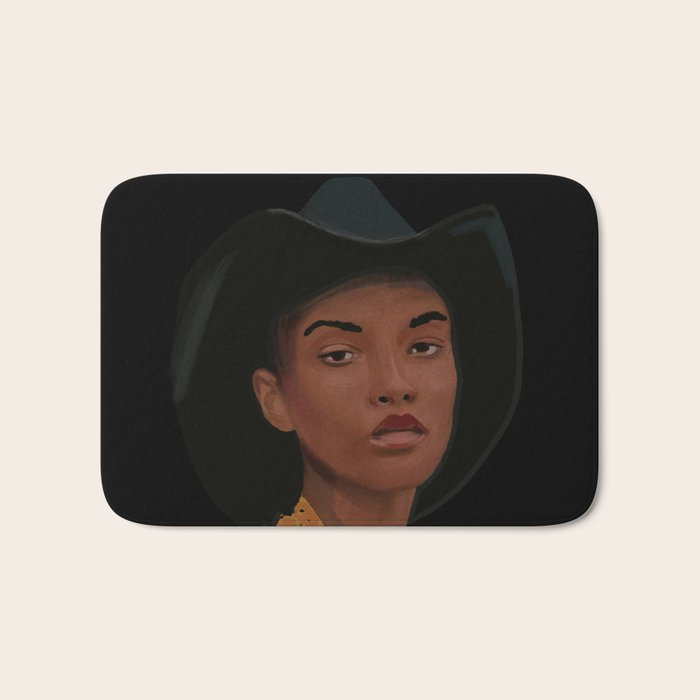 Girl Portrait 21 Bath Mat Gallery Image 1