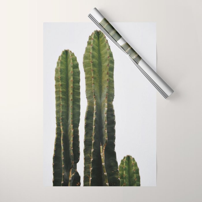 Minimalist Cactus Wrapping Paper Gallery Image 1