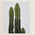 Minimalist Cactus Jigsaw Puzzle Gallery Image 1