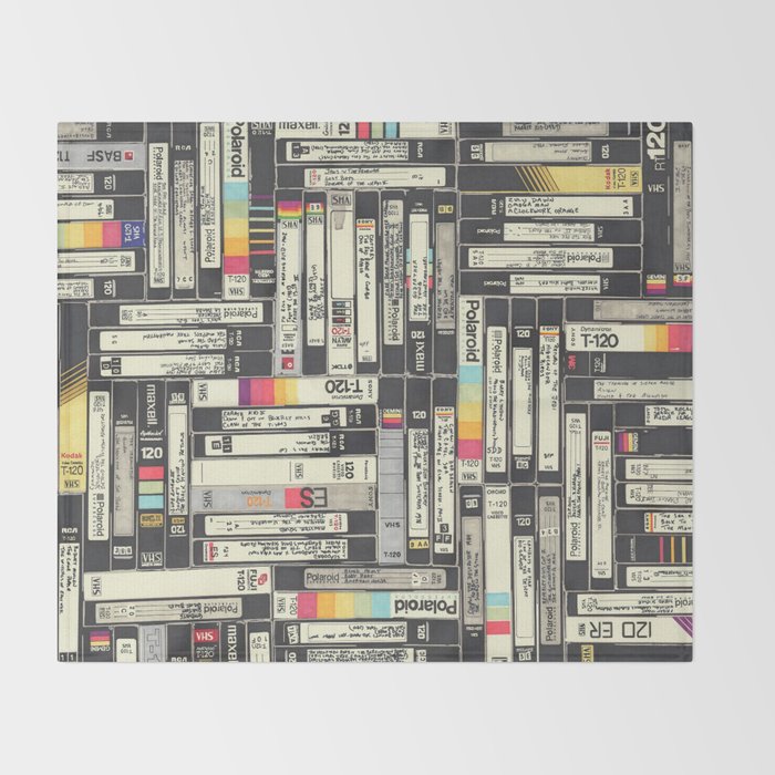 VHS Throw Blanket Gallery Image 2