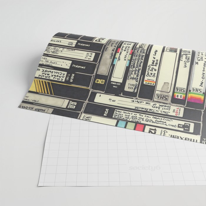 VHS Wrapping Paper Gallery Image 2