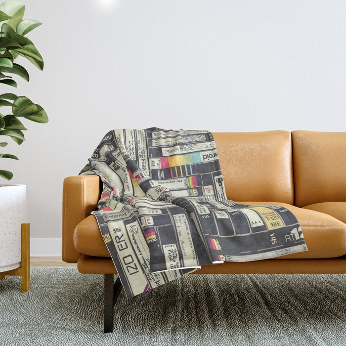 VHS Throw Blanket Gallery Image 1