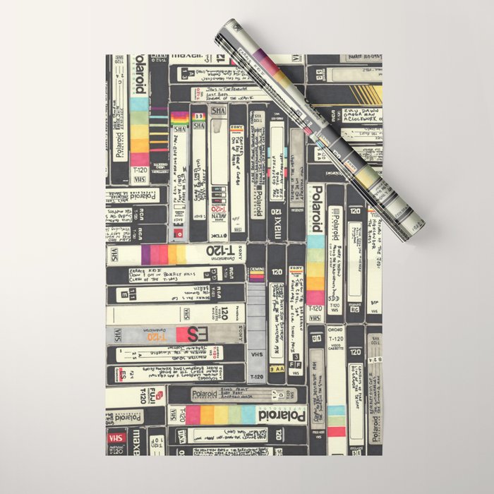 VHS Wrapping Paper Gallery Image 1